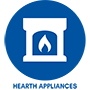 Hearth Icon with text